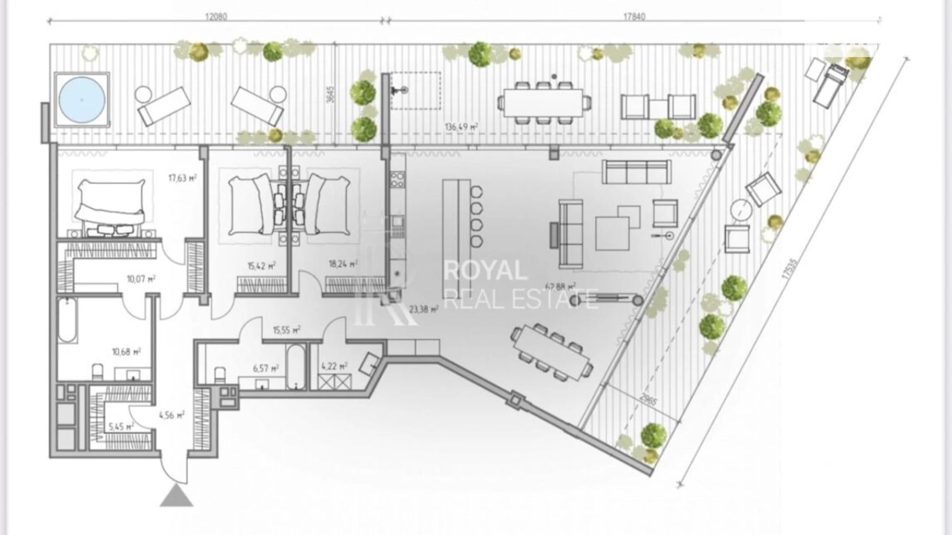 Продается 3-комнатная квартира 235 кв. м в Лесниках - фото 2