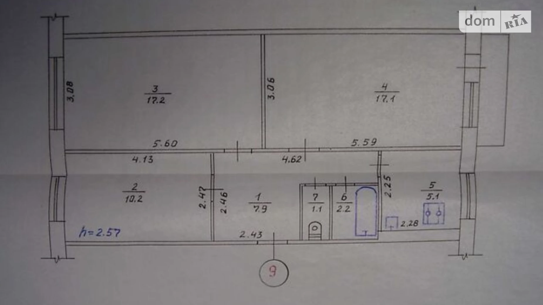 Продається 3-кімнатна квартира 61.5 кв. м у Вінниці, цена: 62999 $ - фото 4