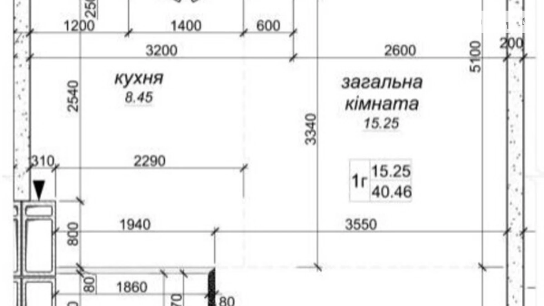 Продається 1-кімнатна квартира 40.5 кв. м у Новосілках, вул. Приміська, 22Б - фото 3