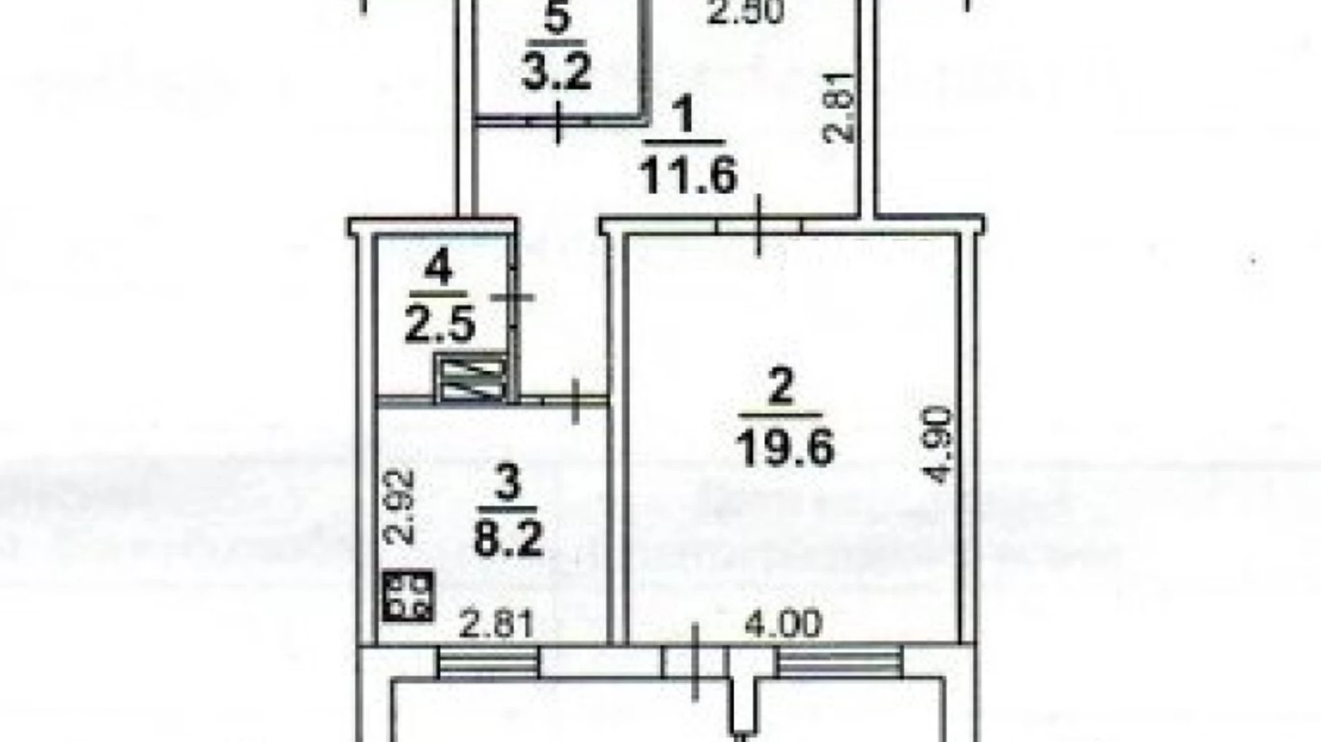 Продается 1-комнатная квартира 46.5 кв. м в Киеве, ул. Милославская, 4А - фото 2