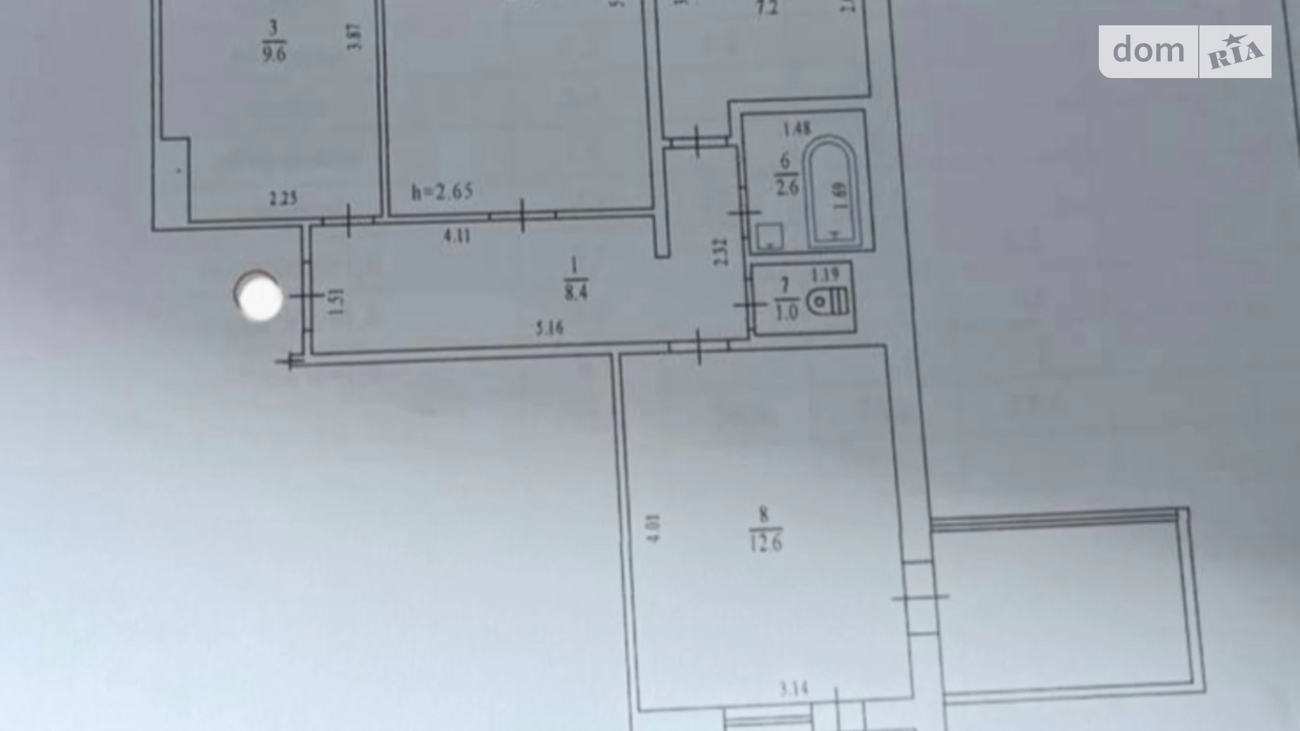 Продається 3-кімнатна квартира 72.1 кв. м у Полтаві, цена: 32000 $ - фото 4