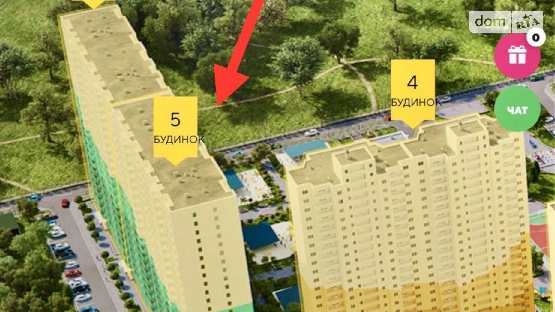Продається 1-кімнатна квартира 45.53 кв. м у Новосілках, вул. Приміська, 22Б - фото 4