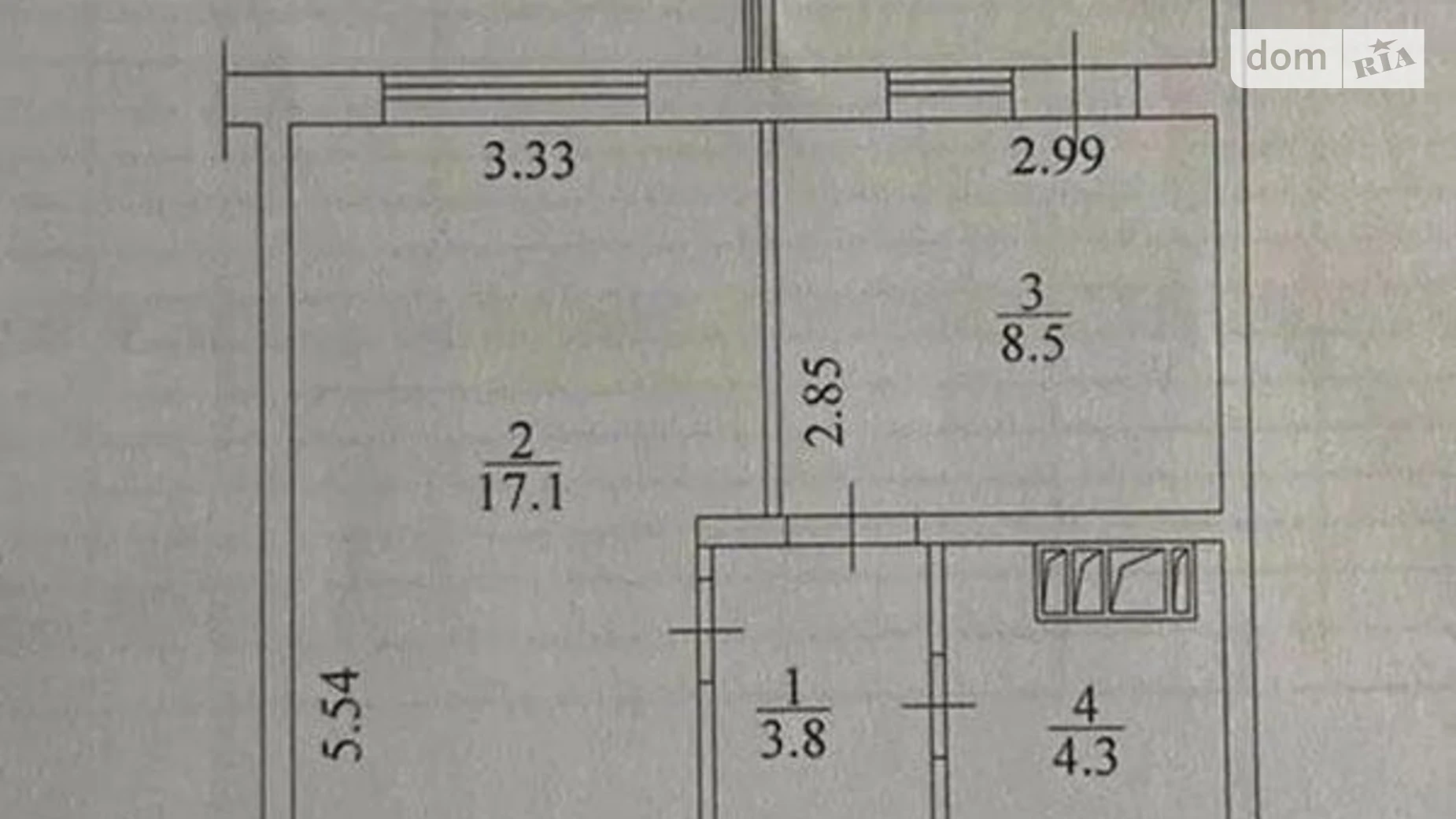 Продается 1-комнатная квартира 37 кв. м в Киеве, ул. Берковецкая, 6А - фото 4