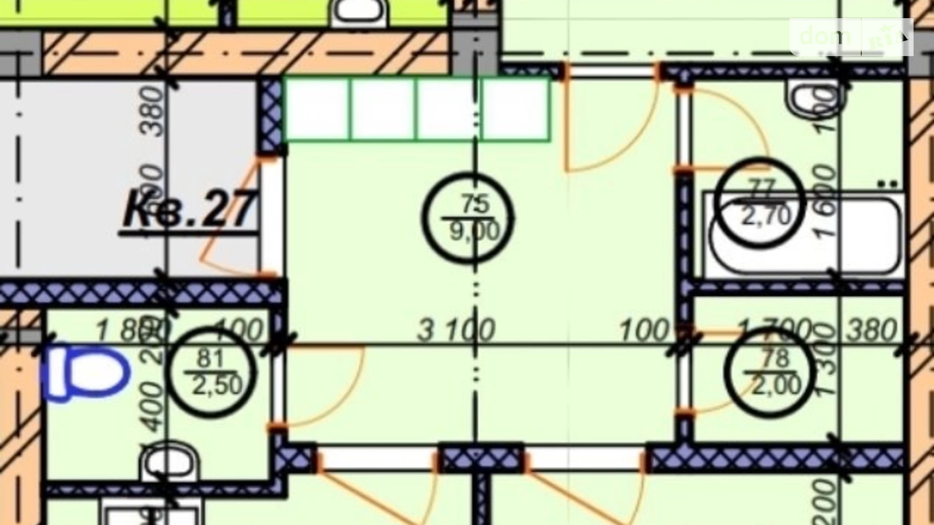Продается 2-комнатная квартира 65 кв. м в Ужгороде, ул. Еньковская - фото 3