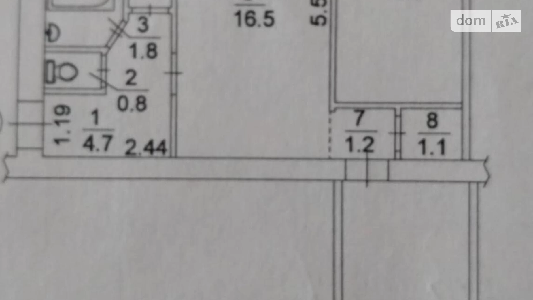 Продается 3-комнатная квартира 56.6 кв. м в Киеве, просп. Воскресенский(Перова), 3 - фото 2