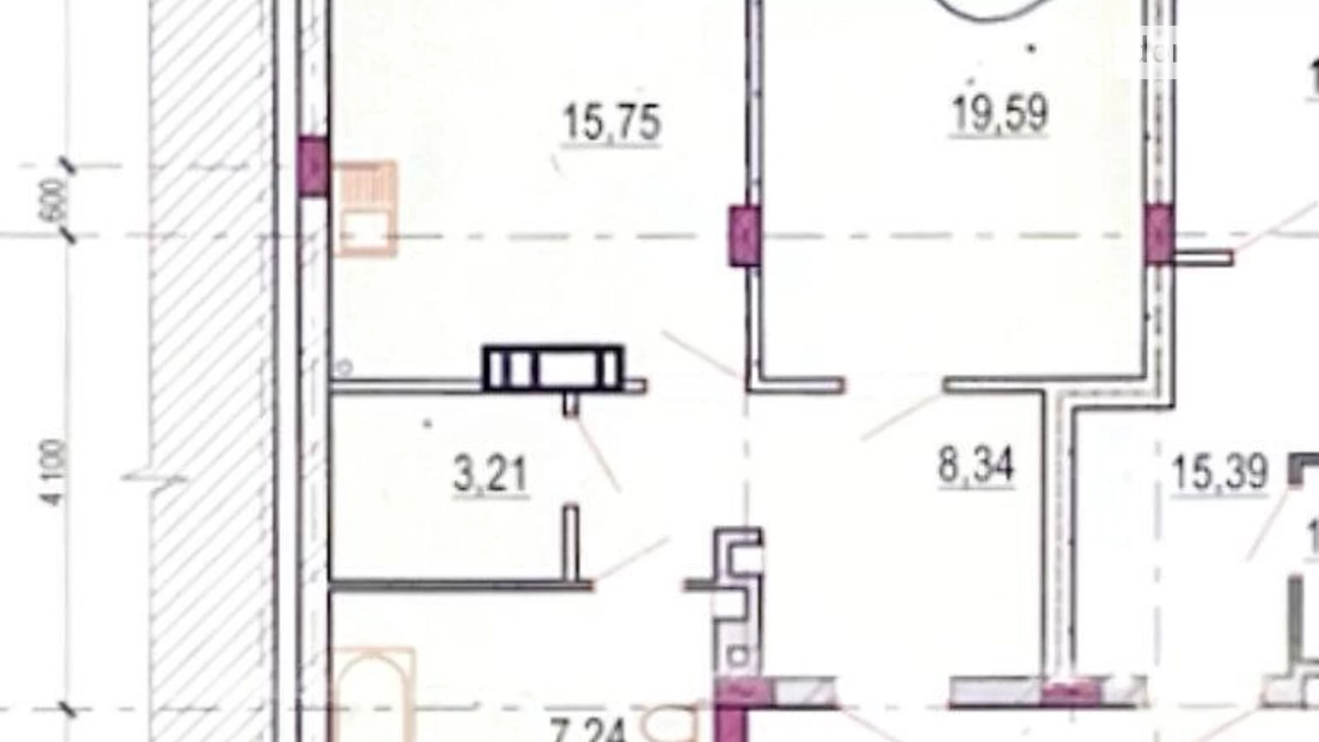 Продается 1-комнатная квартира 58 кв. м в Виннице, ул. Ивана Богуна - фото 2