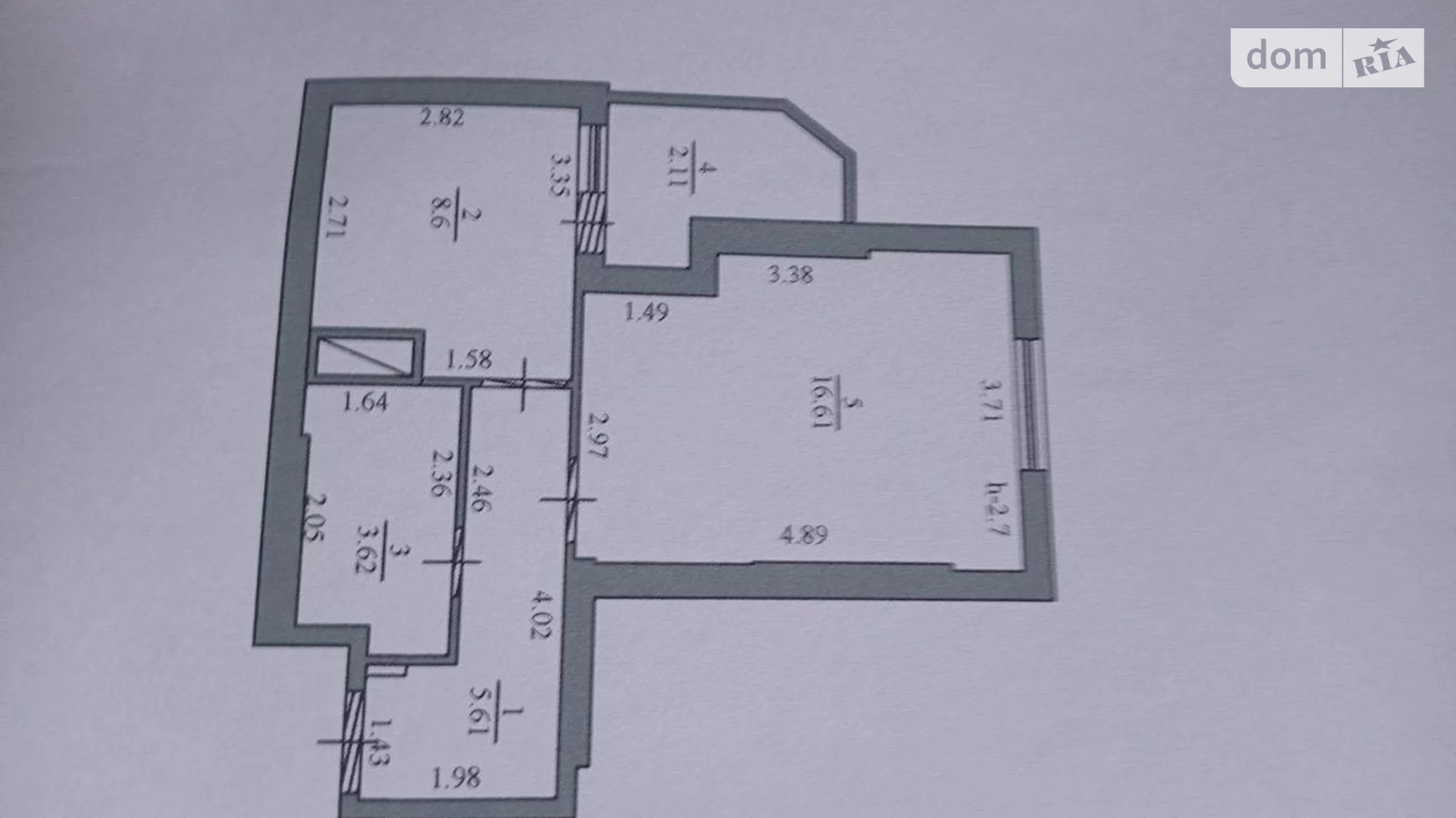 Продається 1-кімнатна квартира 37 кв. м у Києві, вул. Сиваська, 12 корпус 2 - фото 2