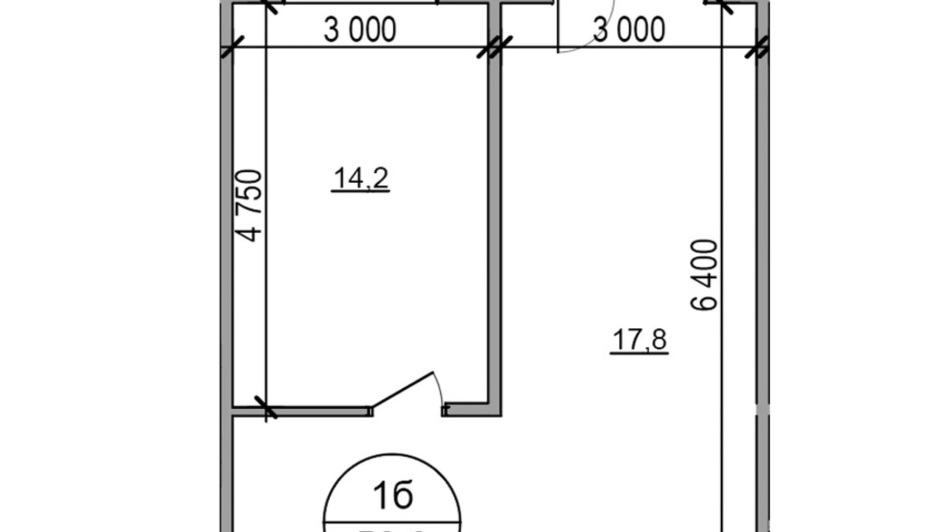 Продается 1-комнатная квартира 52.7 кв. м в Басовке, Кольцевая дор. - фото 2
