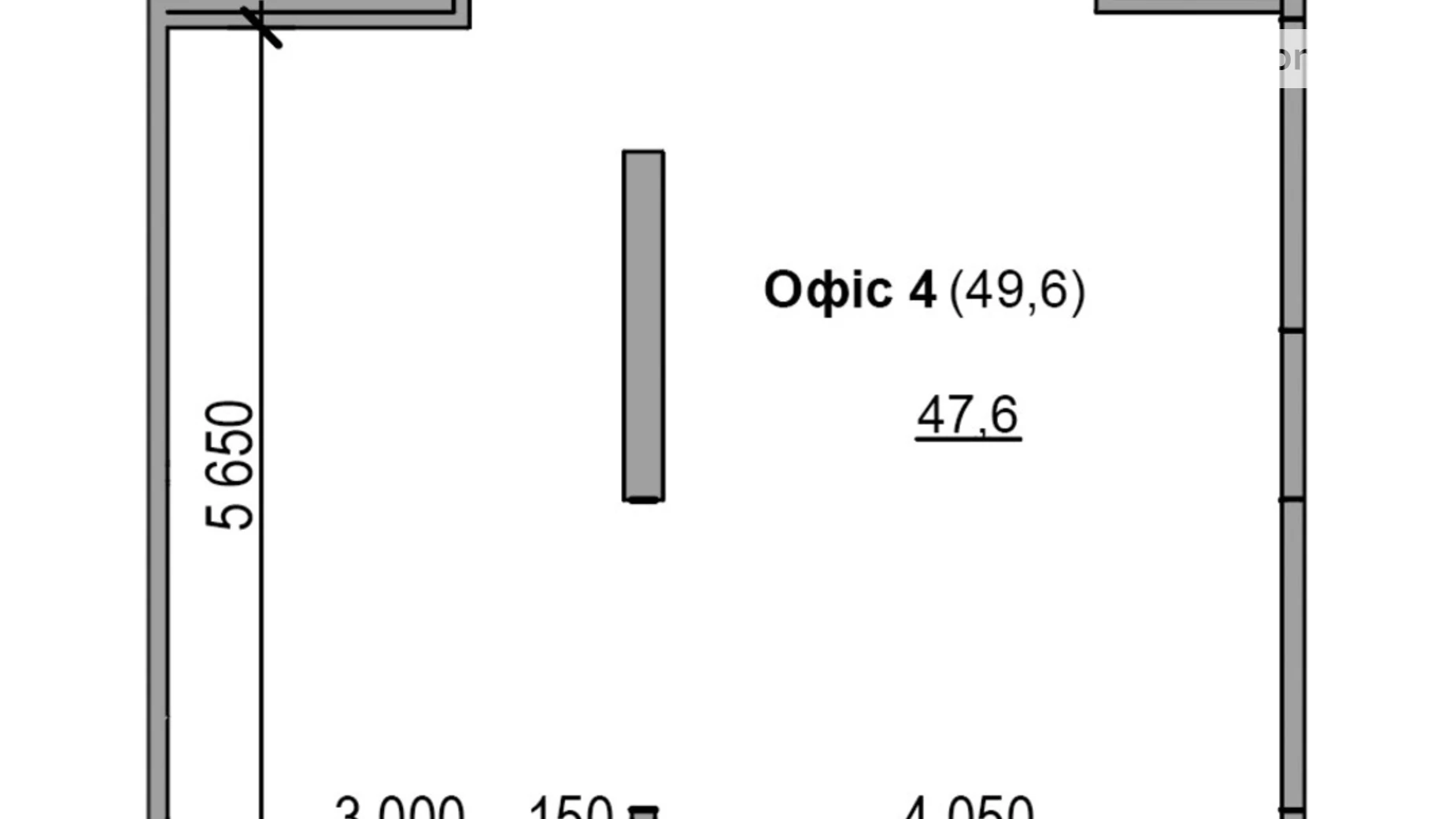 Продається офіс 49.6 кв. м в бізнес-центрі, цена: 50592 $ - фото 2