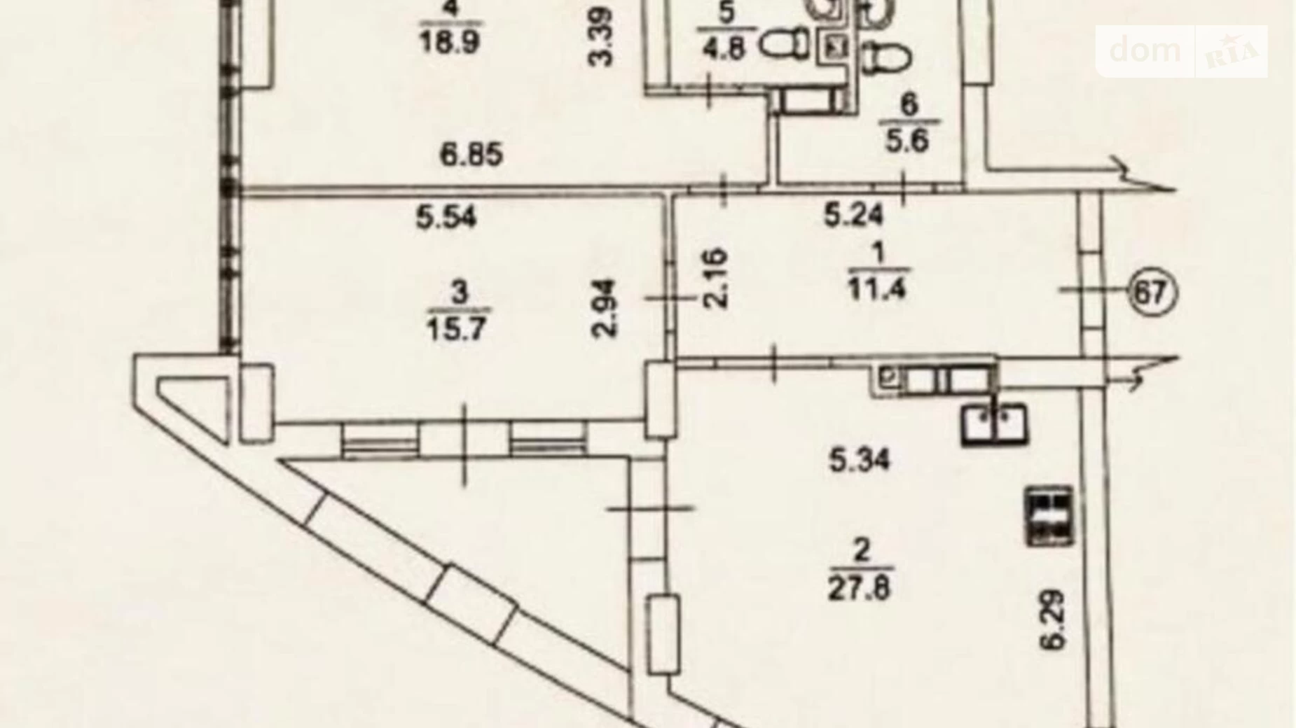 Продается 3-комнатная квартира 88 кв. м в Киеве, ул. Сечевых Стрельцов(Артема), 44А - фото 2