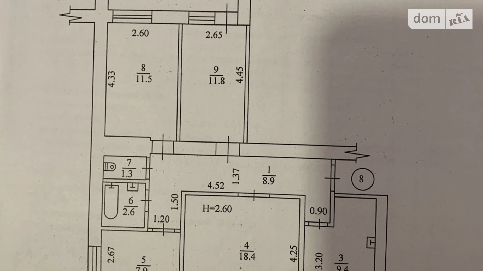 Продается 4-комнатная квартира 76 кв. м в Харькове, ул. Алексеевская, 14А - фото 2