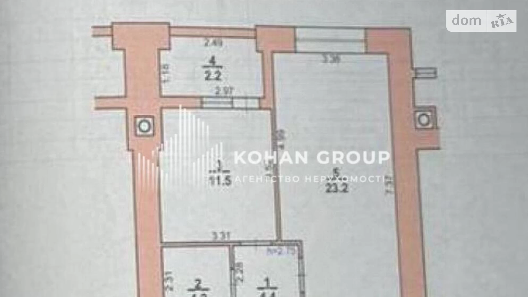 Продается 1-комнатная квартира 45.5 кв. м в Хмельницком, ул. Лесогриневецкая, 34В - фото 2