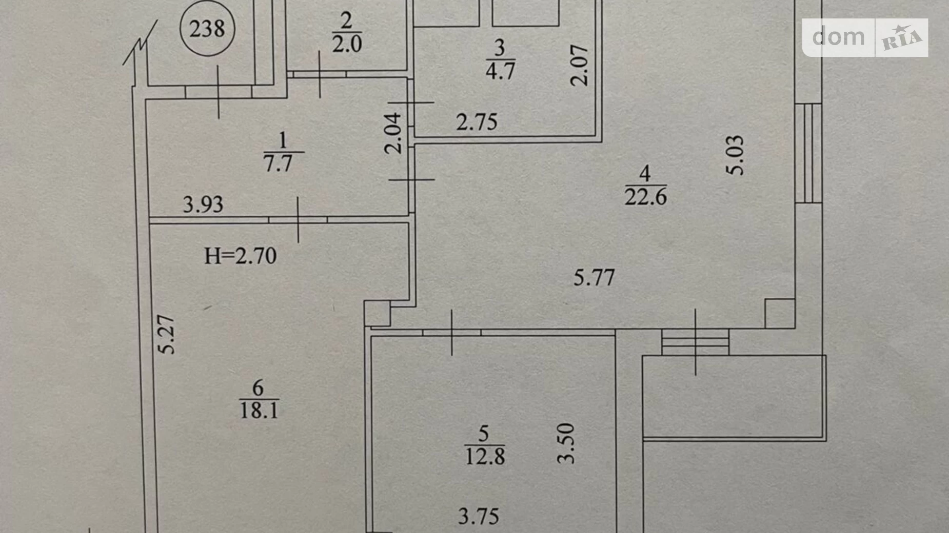 Продається 2-кімнатна квартира 68.9 кв. м у Харкові, вул. Зернова, 47 - фото 5