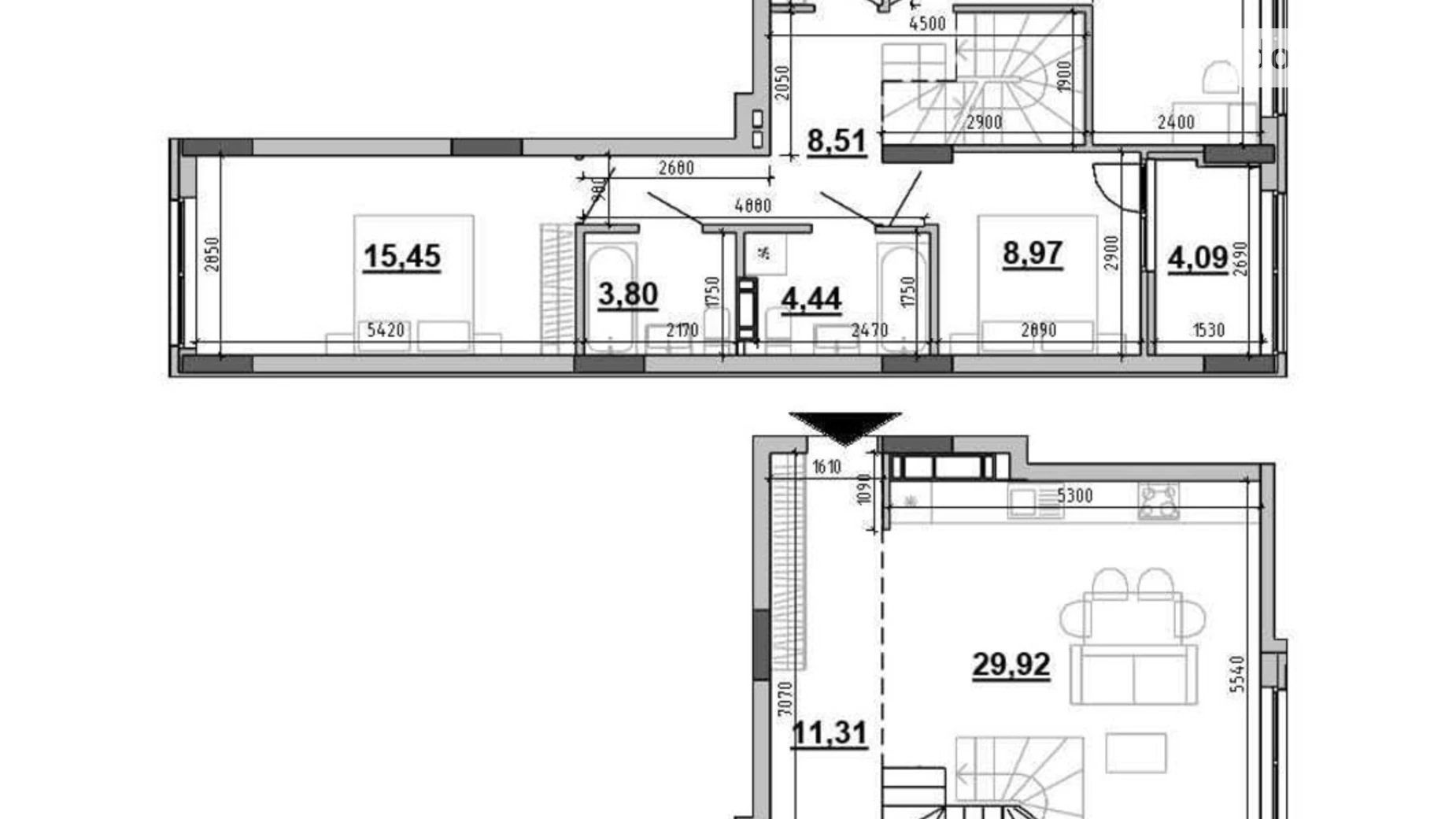 Продается 5-комнатная квартира 155.84 кв. м в Киеве, ул. Клеманская, 3 - фото 2