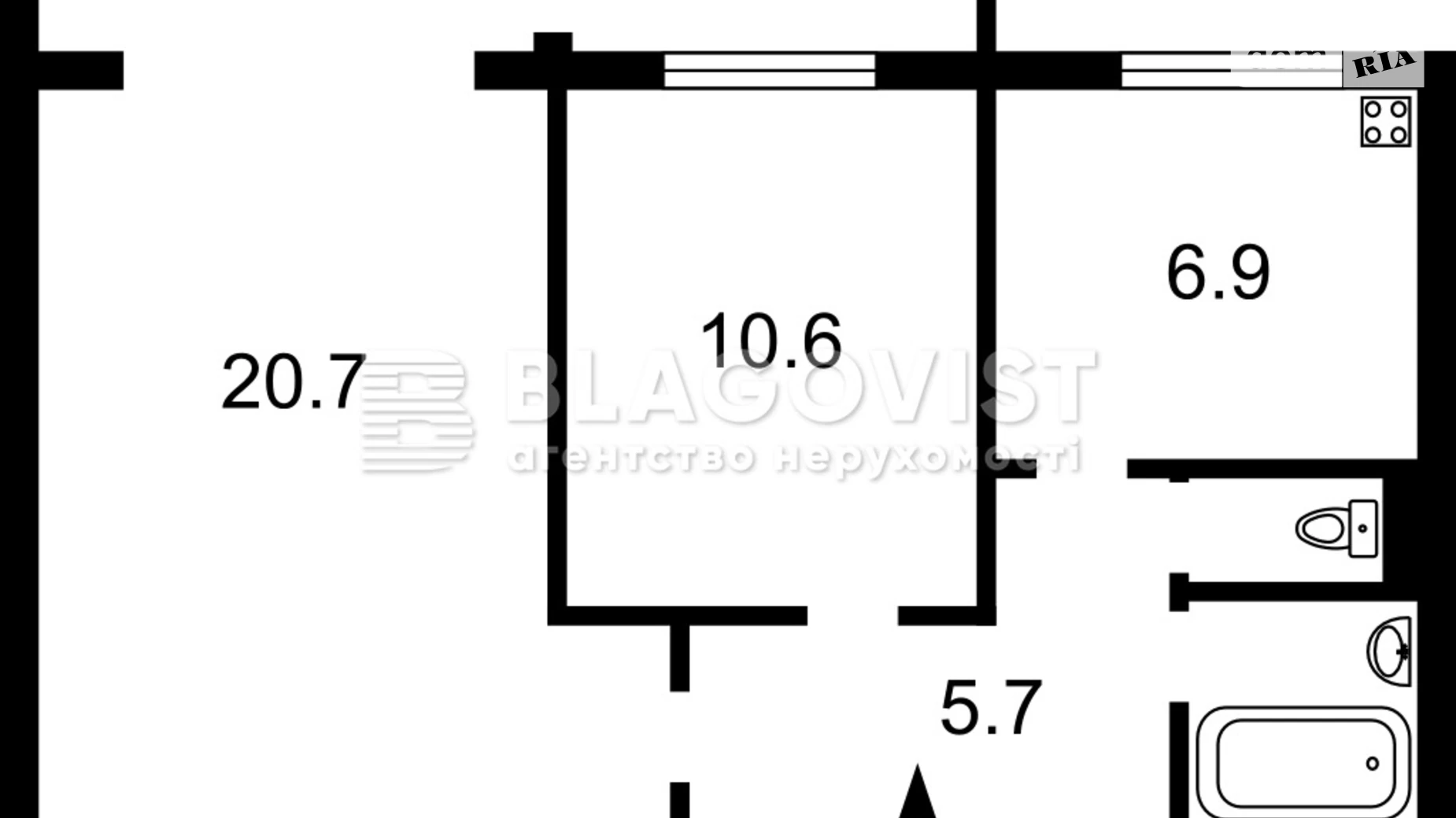 Продается 2-комнатная квартира 47 кв. м в Киеве, ул. Парково-Сырецкая, 4А - фото 2