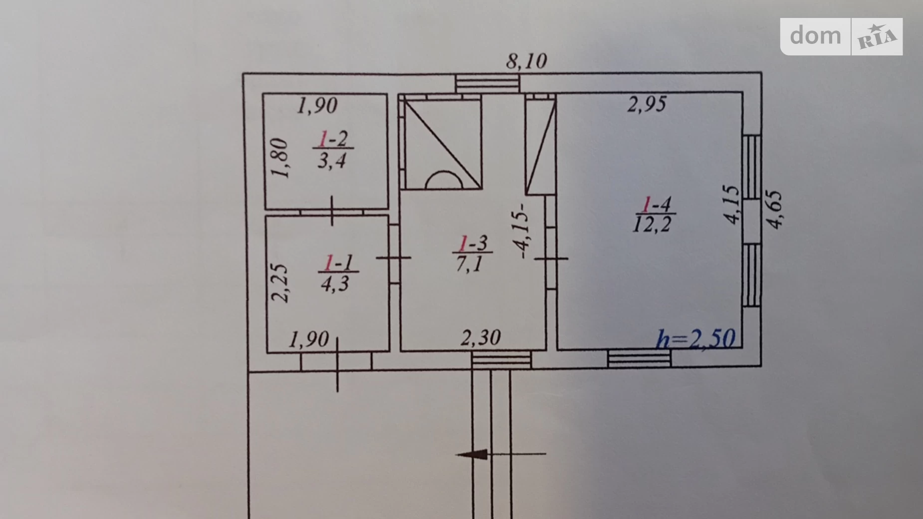 Продается одноэтажный дом 48 кв. м с садом, цена: 15500 $ - фото 5