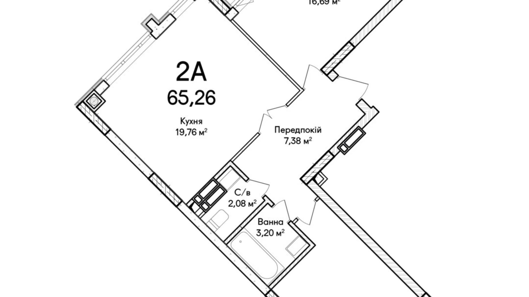 Продается 2-комнатная квартира 65 кв. м в Ирпене, ул. Ольги Кобылянской(Достоевского), 1В/32 - фото 5