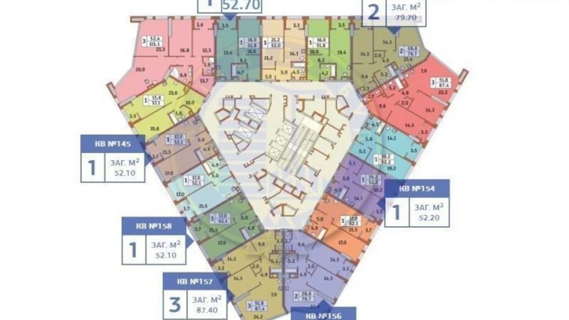 Продається 1-кімнатна квартира 52.7 кв. м у Києві, цена: 98700 $ - фото 3
