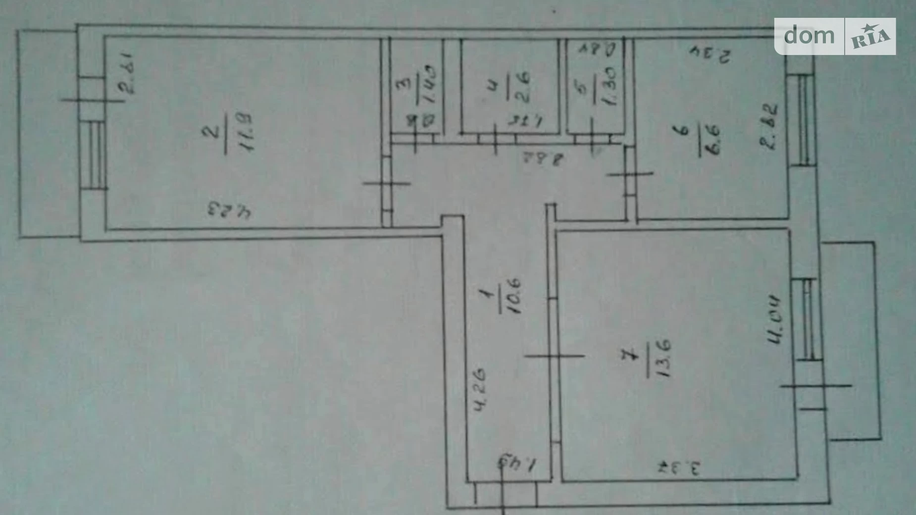 Продается 2-комнатная квартира 42.45 кв. м в Кропивницком, вул. Рабочая - фото 2