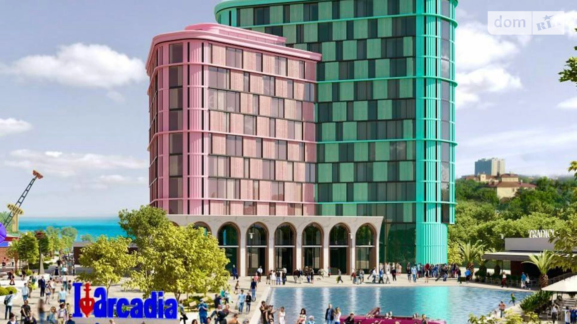 Продается 1-комнатная квартира 46 кв. м в Одессе, Аркадийския аллея, 1А - фото 4