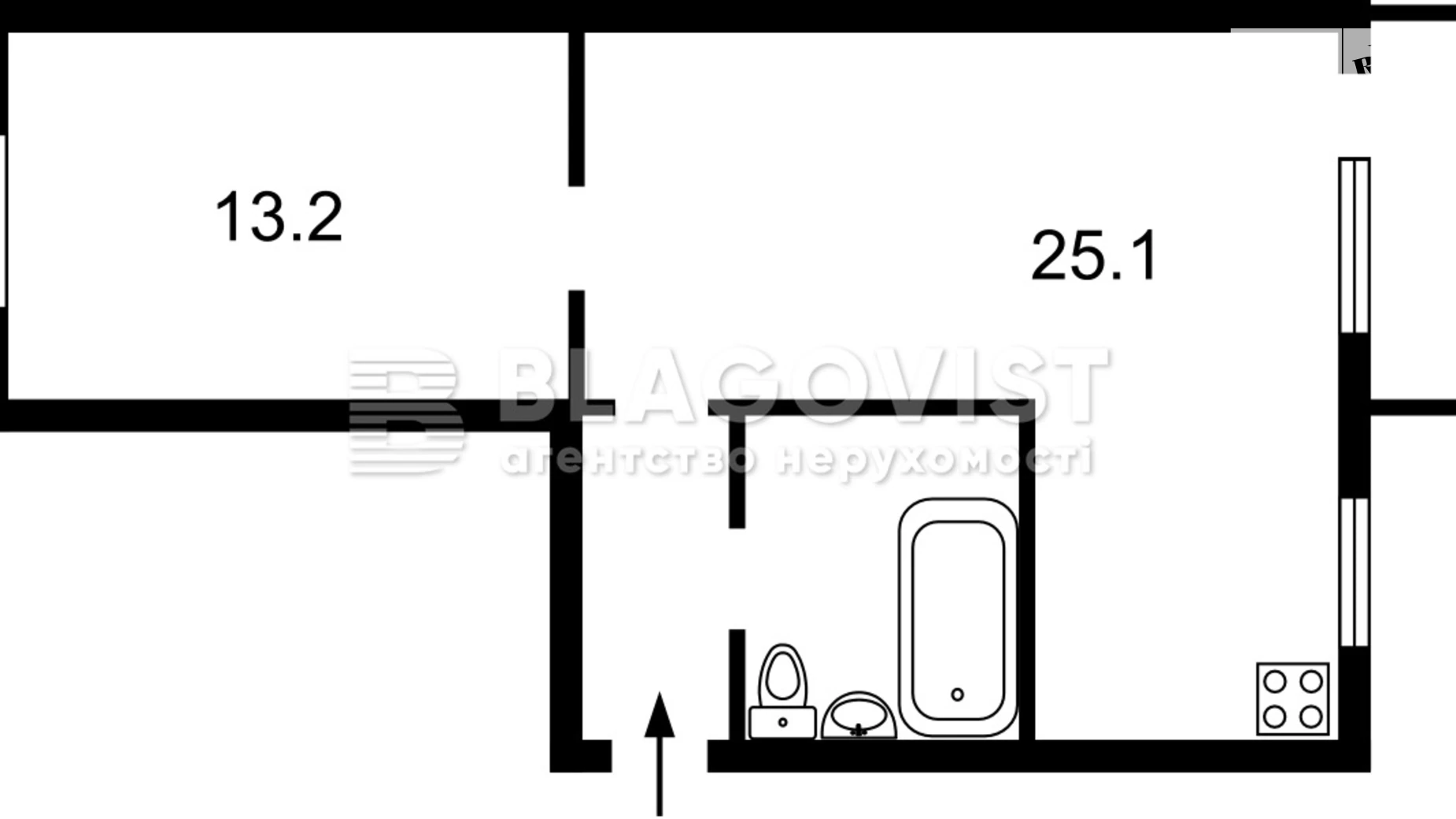 Продается 2-комнатная квартира 45 кв. м в Киеве, ул. Златоустовская, 1 - фото 3