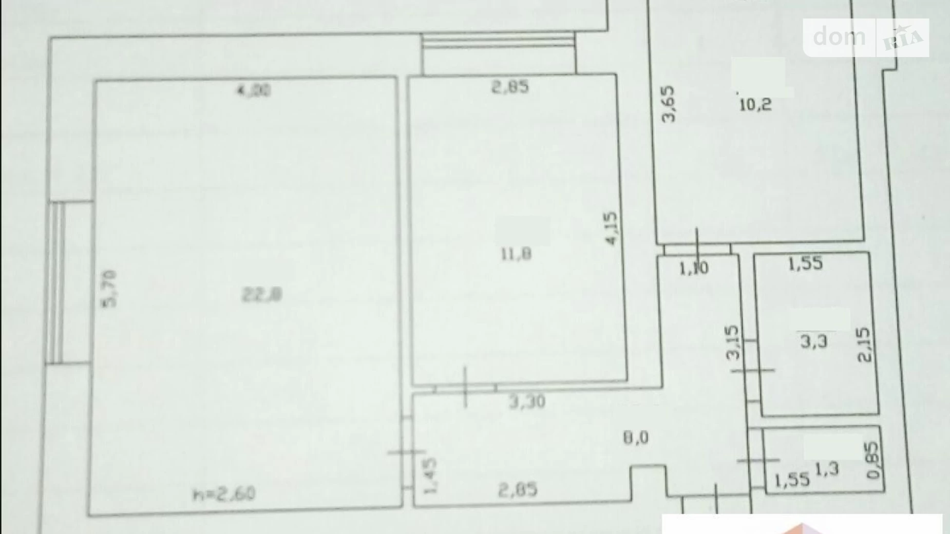 Продається 2-кімнатна квартира 57 кв. м у, цена: 25000 $ - фото 3