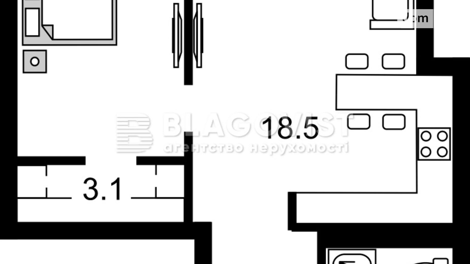 Продається 2-кімнатна квартира 65 кв. м у Києві, вул. Саксаганського, 37К - фото 4