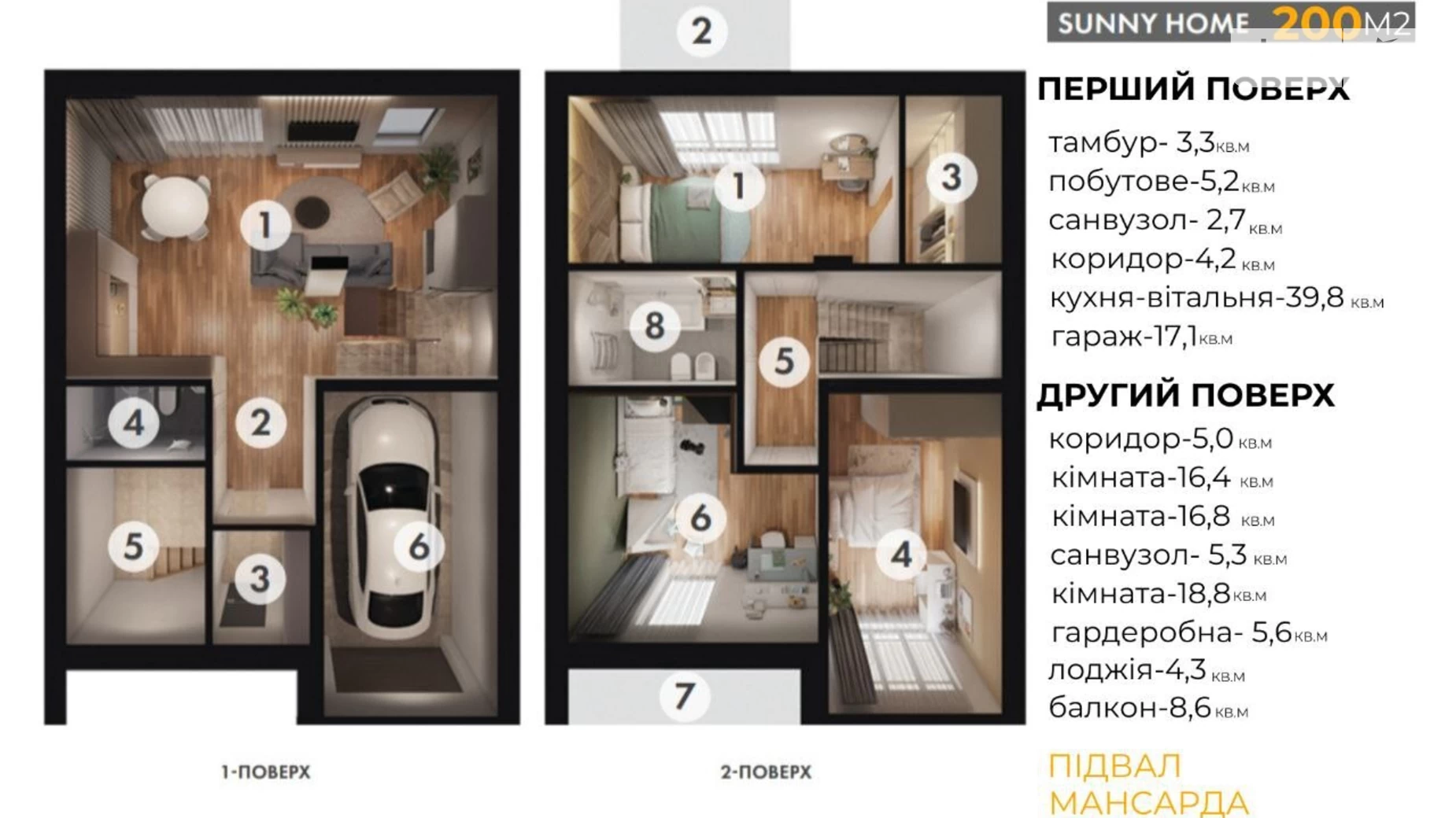 Продается дом на 2 этажа 156 кв. м с садом, цена: 132000 $ - фото 3