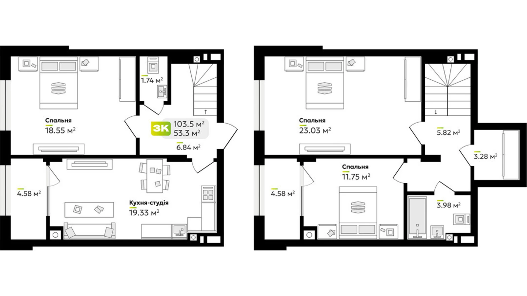 Продается 3-комнатная квартира 103.5 кв. м в Львове, ул. Венгерская, 12 - фото 2