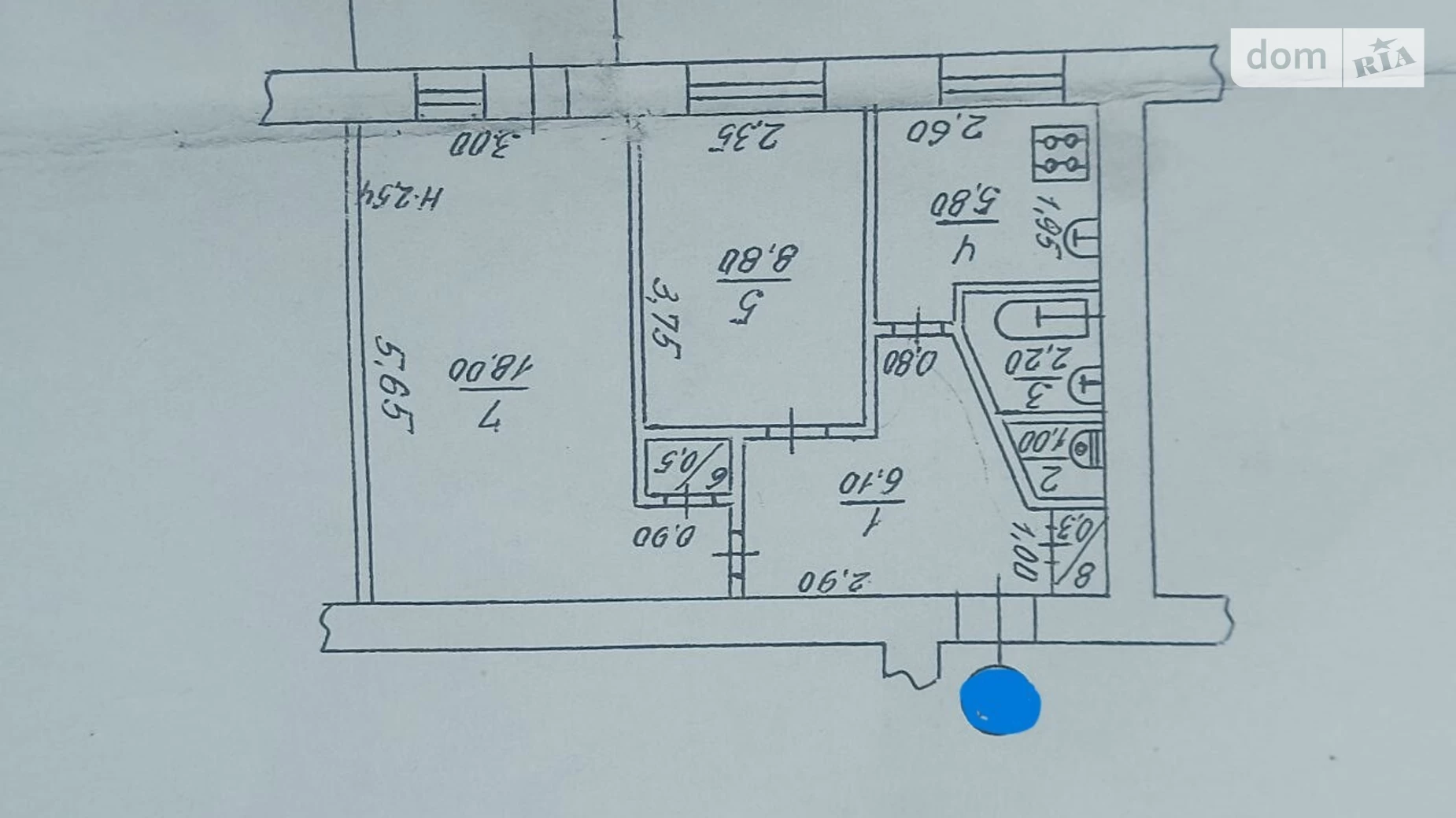 Продается 2-комнатная квартира 45 кв. м в Харькове, наб. Гимназическая, 18 - фото 2