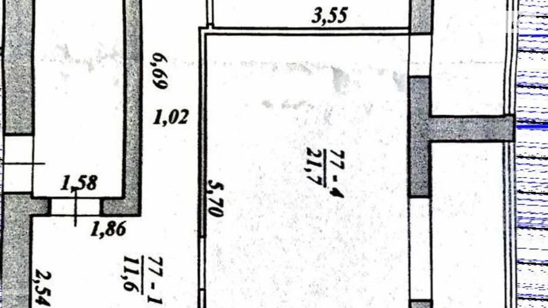 Продается 2-комнатная квартира 93.2 кв. м в Черновцах, просп. Независимости, 116А - фото 3
