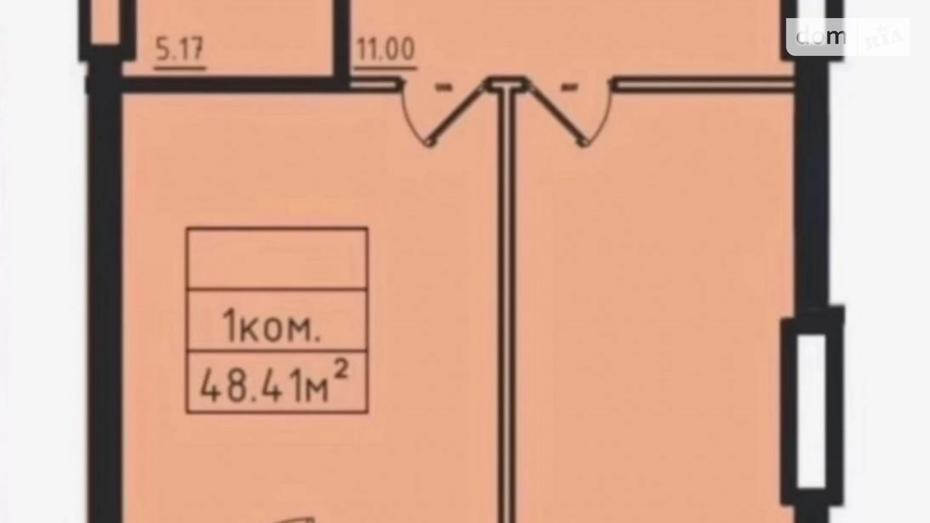 Продається 1-кімнатна квартира 49 кв. м у Одесі, вул. Дача Ковалевського - фото 5