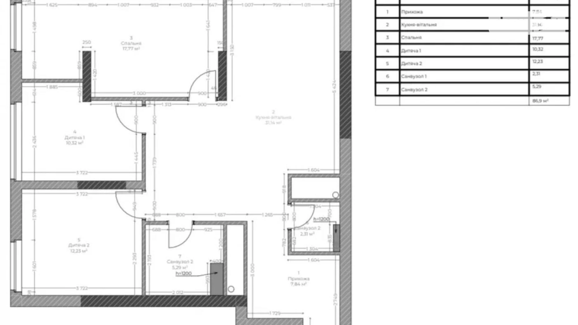 Продається 2-кімнатна квартира 87 кв. м у Києві, Залізничне шосе, 45А - фото 3