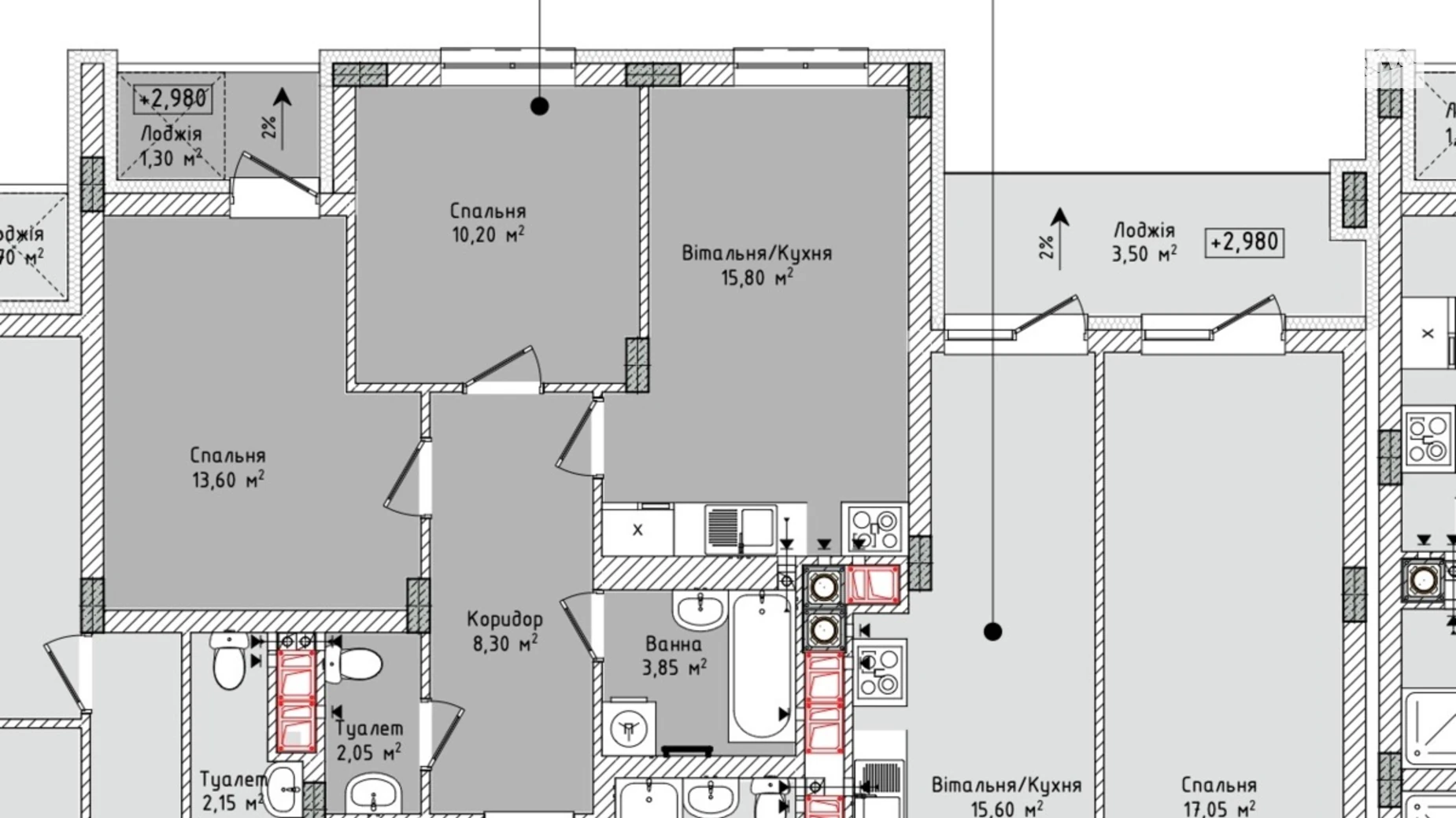 Продается 1-комнатная квартира 46 кв. м в Солонке, ул. Ивана Рубчака, 1 - фото 5