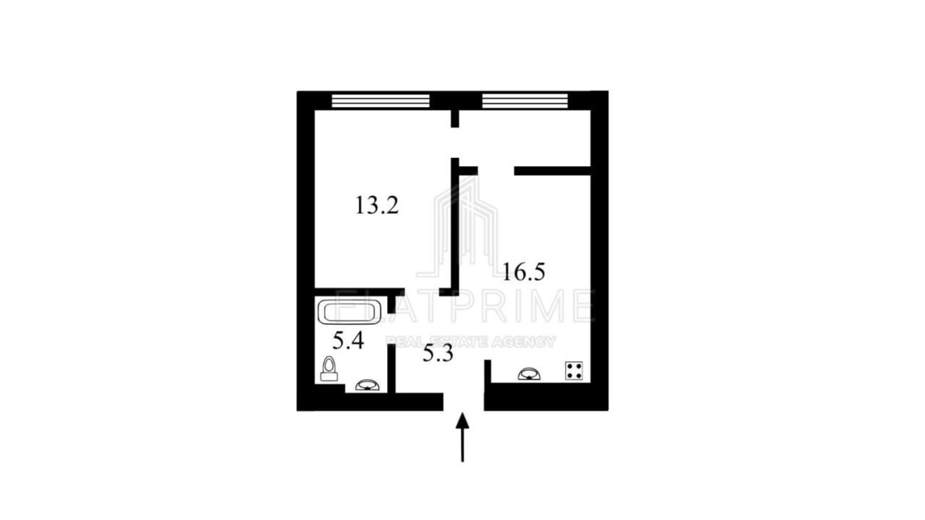 Продается 1-комнатная квартира 45 кв. м в Киеве, ул. Причальная, 10 - фото 4