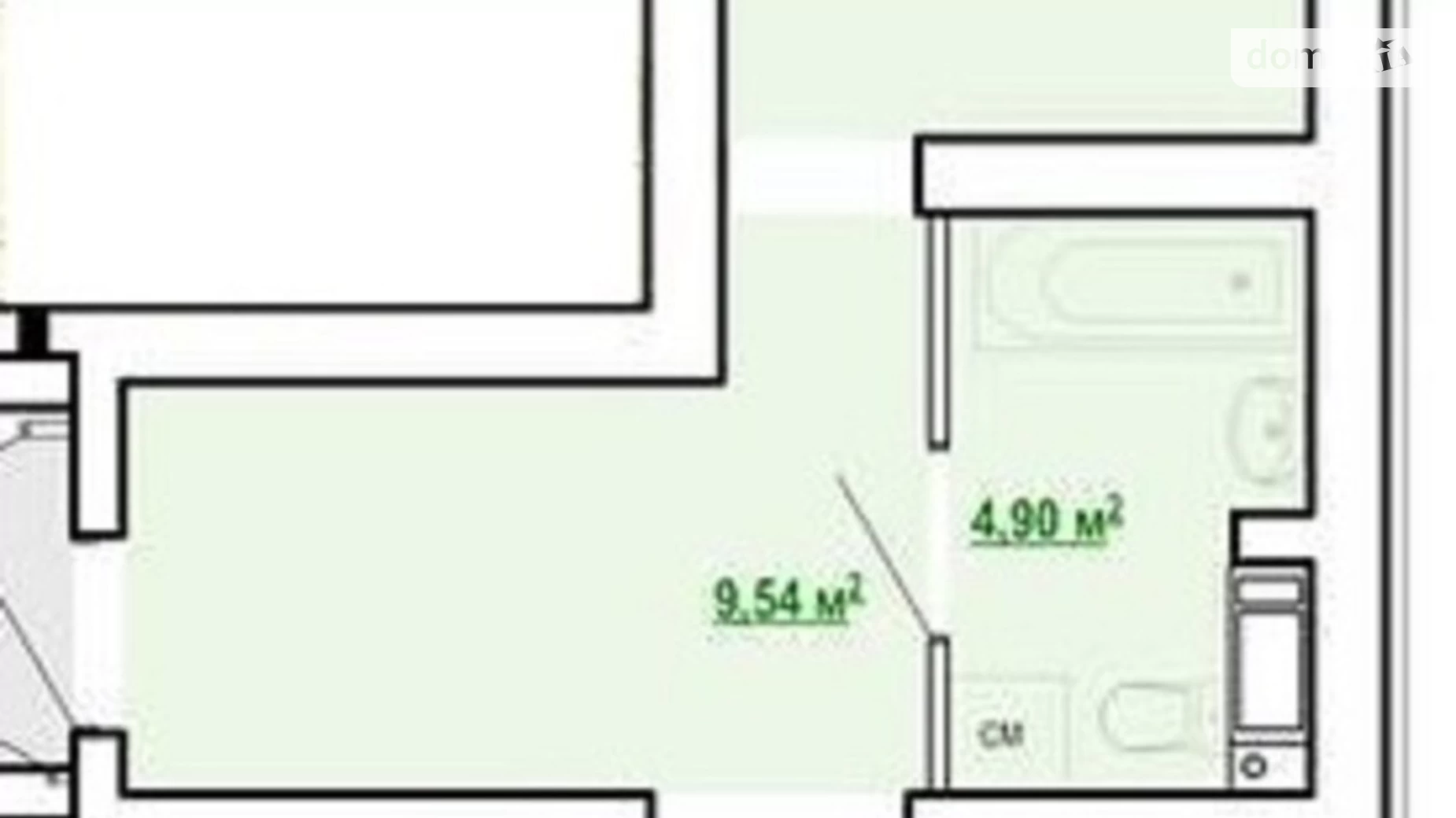 Продается 1-комнатная квартира 54 кв. м в Харькове, цена: 27000 $ - фото 2
