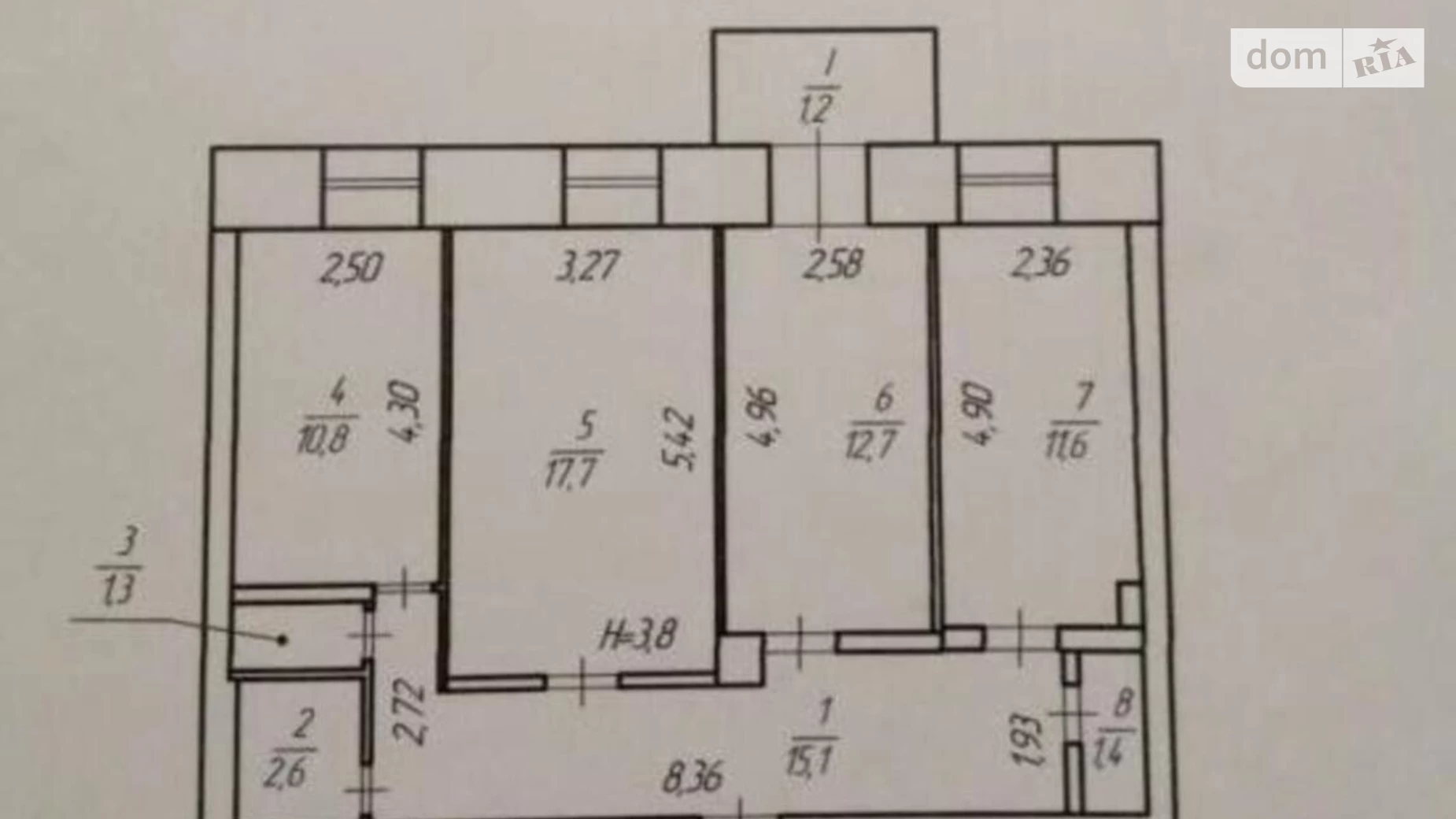 Продается 3-комнатная квартира 74 кв. м в Киеве, цена: 205000 $ - фото 2