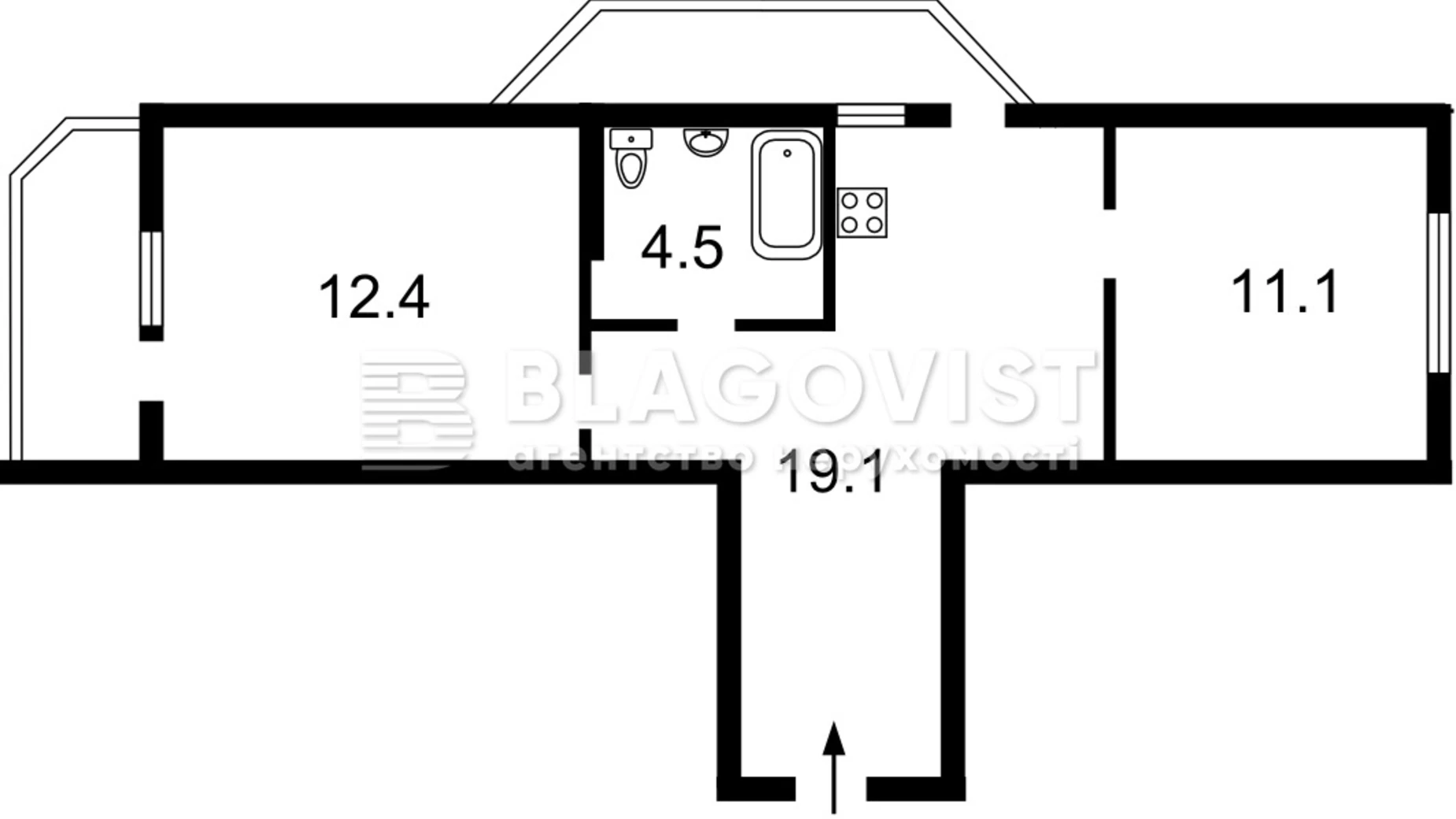 Продается 2-комнатная квартира 57 кв. м в Киеве, ул. Юлии Здановской(Ломоносова), 50/2 - фото 2