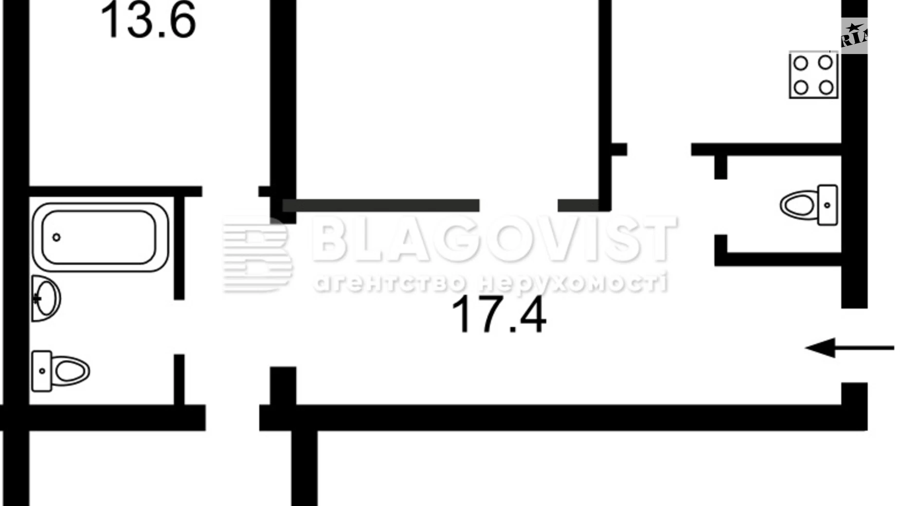Продается 3-комнатная квартира 98 кв. м в Киеве, ул. Юлии Здановской(Ломоносова), 52/3 - фото 2