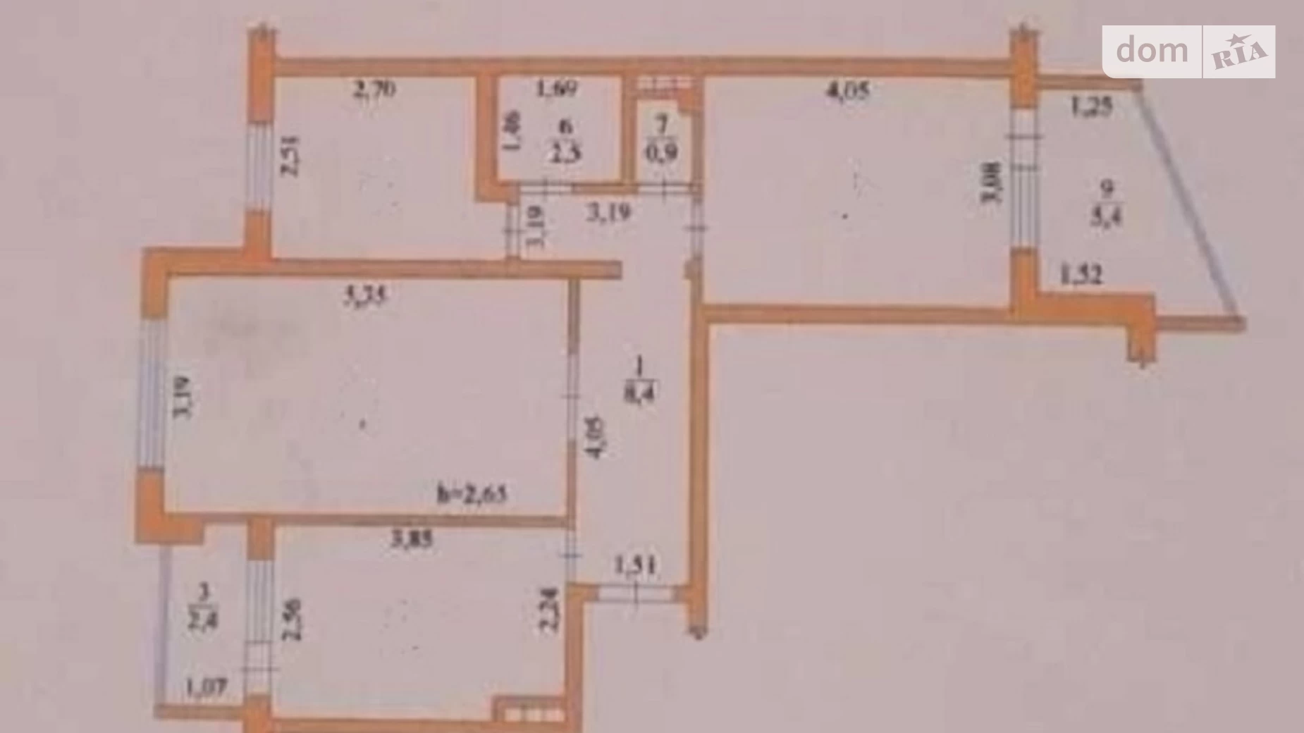 Продається 3-кімнатна квартира 65.9 кв. м у Одесі, просп. Князя Ярослава Мудрого, 1А - фото 4