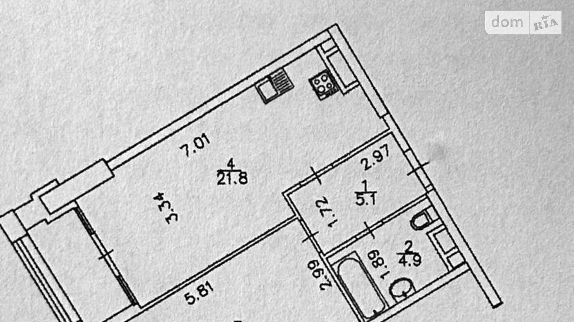 Продается 1-комнатная квартира 52.5 кв. м в Киеве, просп. Берестейский(Победы), 11 корпус 3 - фото 5