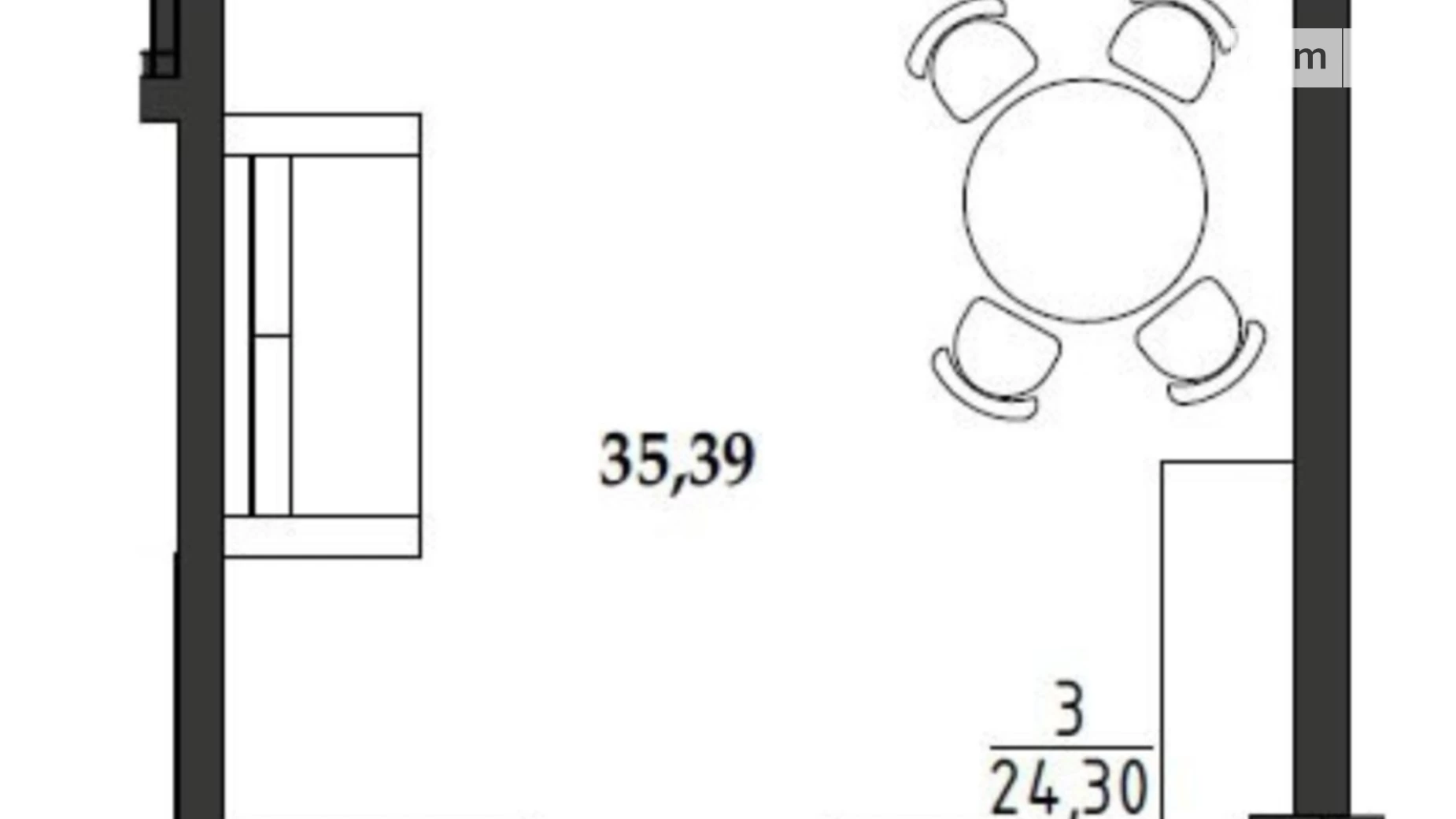 Продается 1-комнатная квартира 36 кв. м в Одессе, ул. Чехова, 1 - фото 4