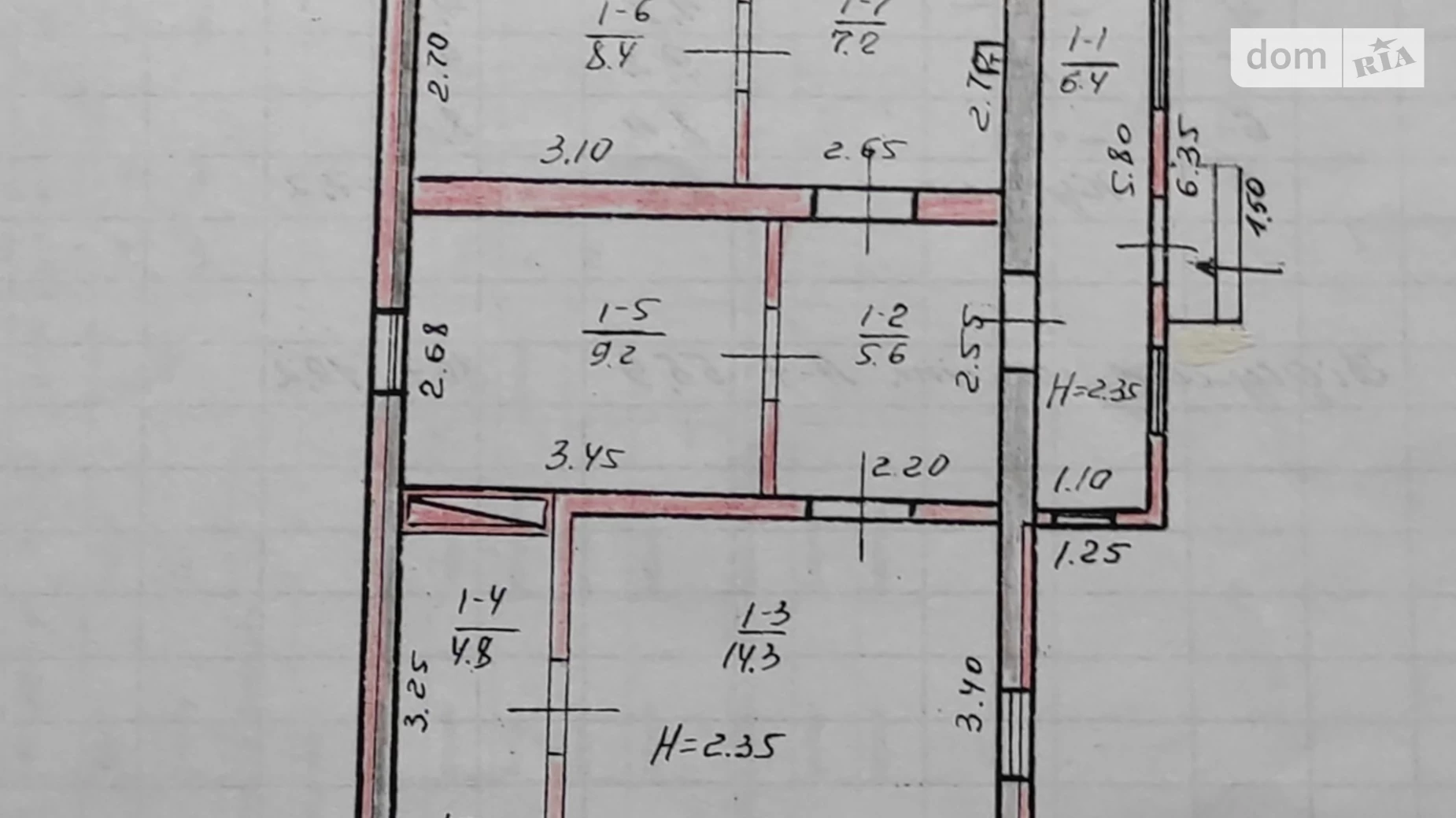 Продається одноповерховий будинок 57 кв. м з балконом, цена: 11000 $ - фото 2