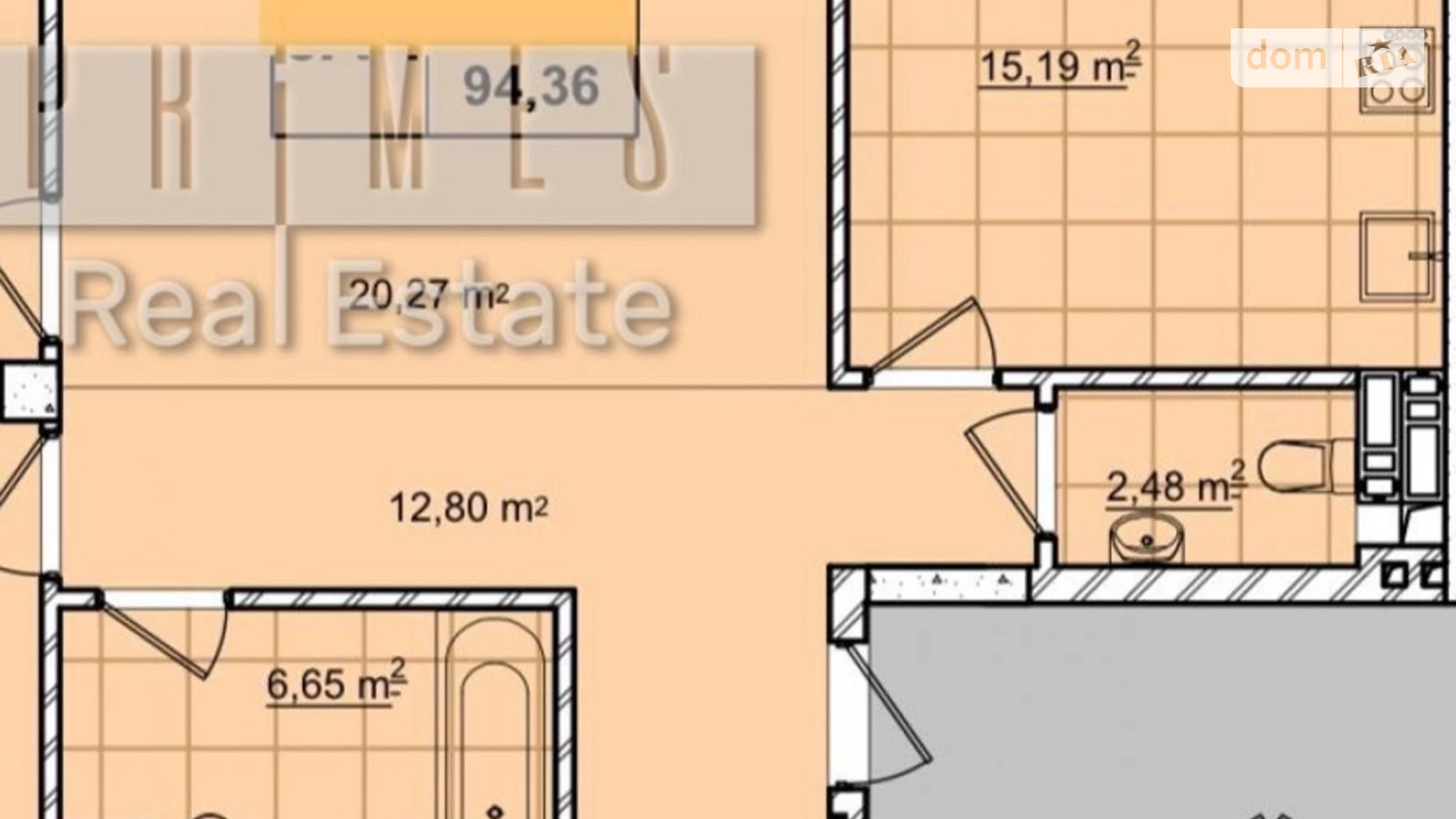Продается 3-комнатная квартира 75.31 кв. м в Киеве, ул. Михаила Бойчука - фото 5