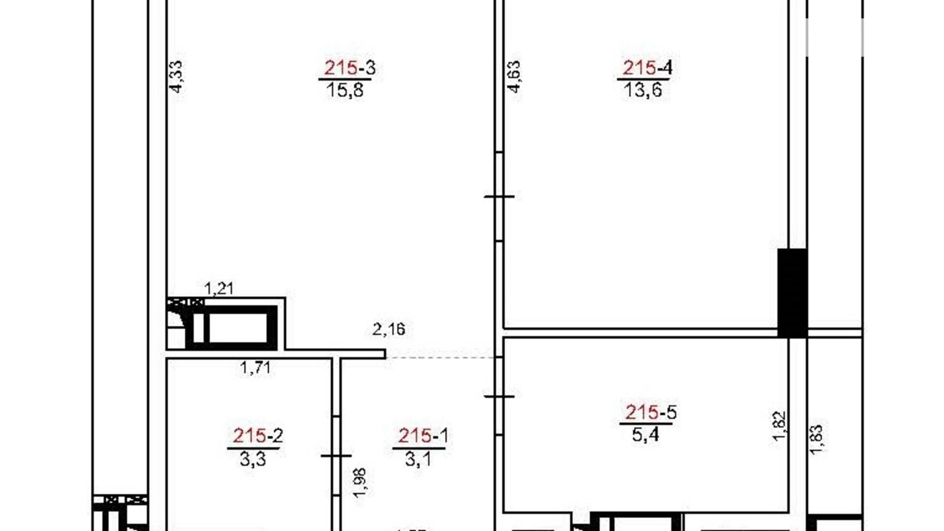 Продается 1-комнатная квартира 41.2 кв. м в Киеве, ул. Братьев Чибинеевых(Черниговская), 8А - фото 4
