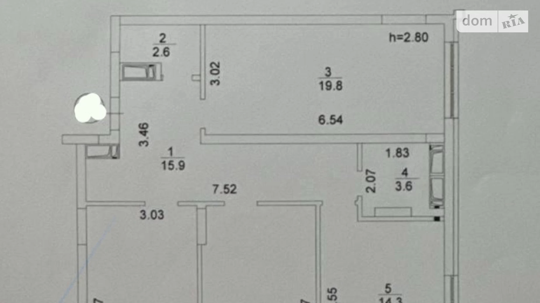 Продается 3-комнатная квартира 95.9 кв. м в Киеве, ул. Вышгородская, 45Г - фото 3