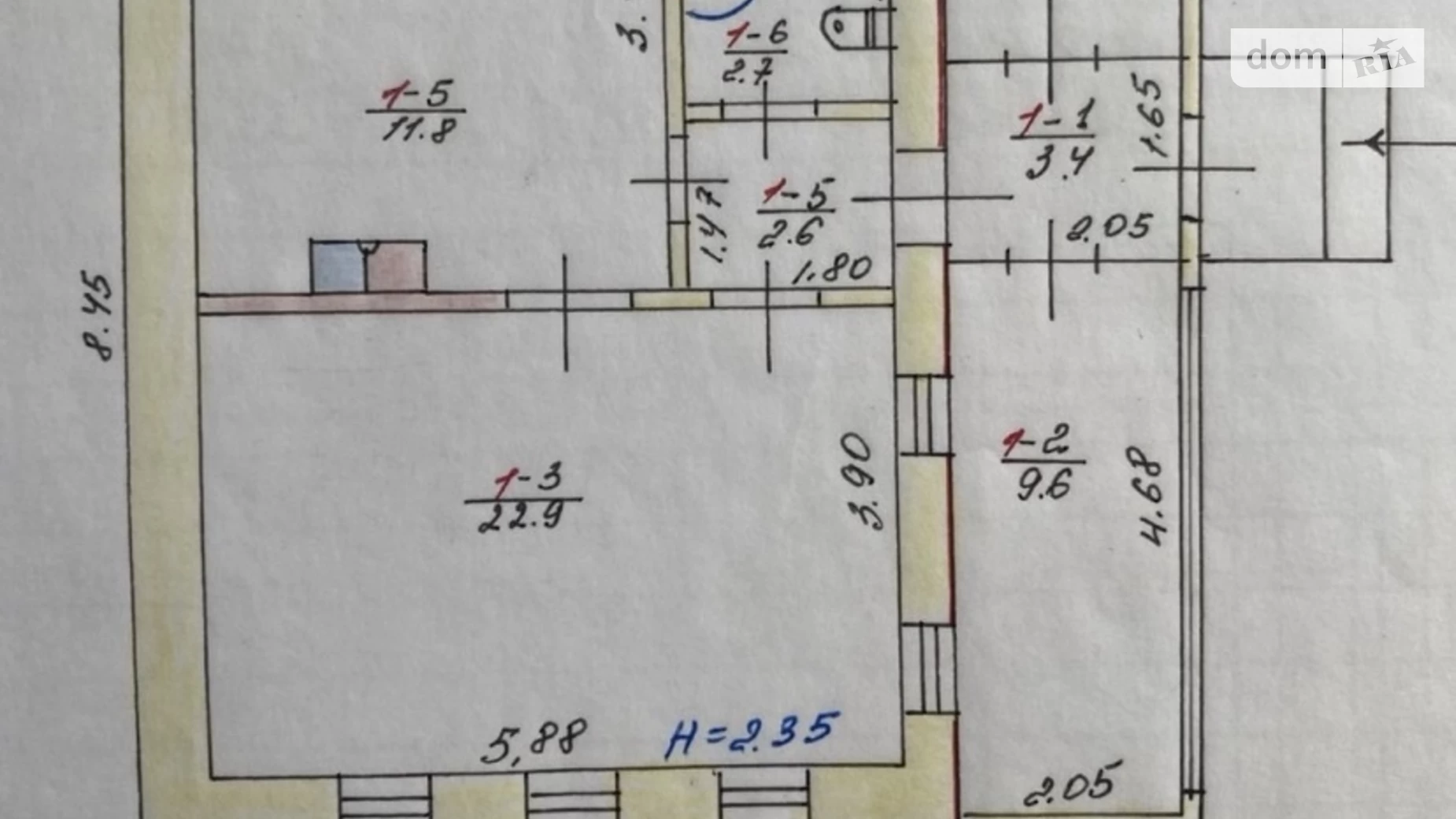 Продается одноэтажный дом 65 кв. м с бассейном, цена: 20000 $ - фото 4