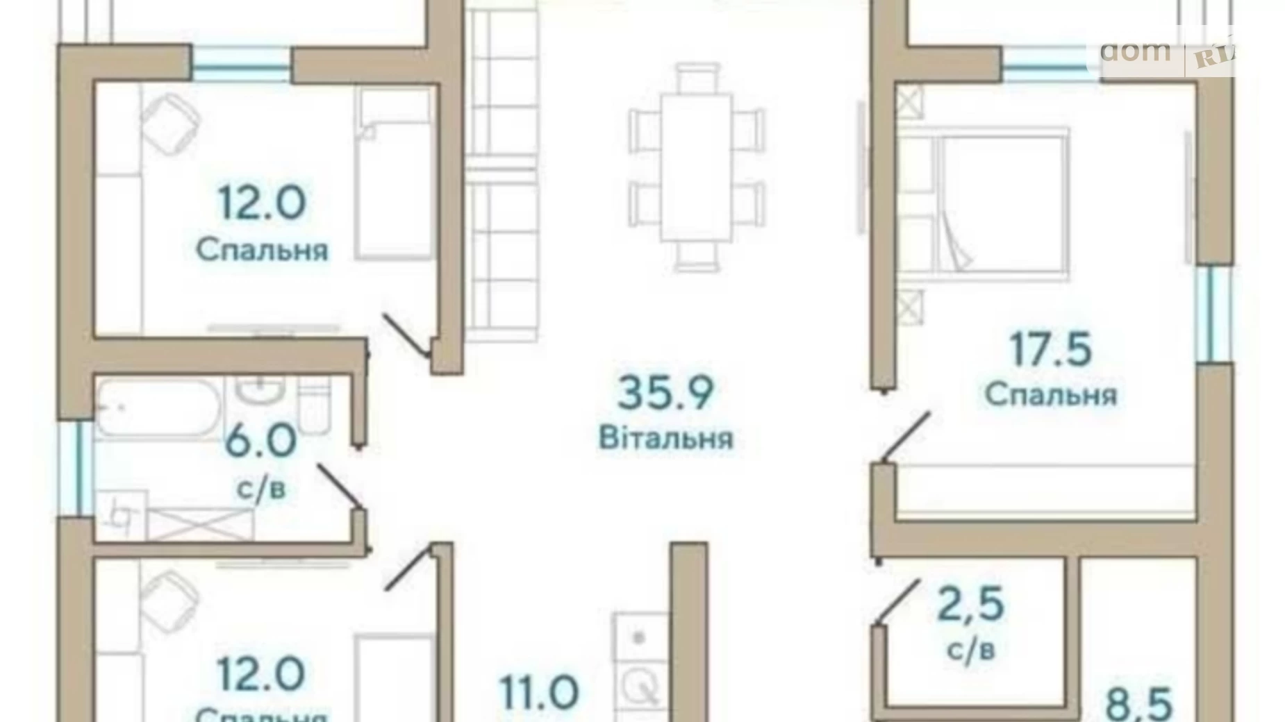 Продається одноповерховий будинок 105 кв. м з мансардою, цена: 87000 $ - фото 2