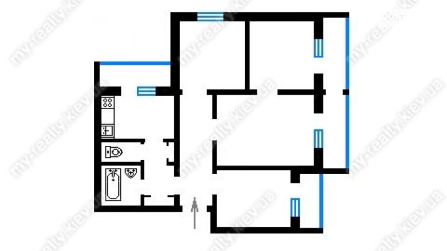 Продается 4-комнатная квартира 88 кв. м в Киеве, цена: 148000 $ - фото 3