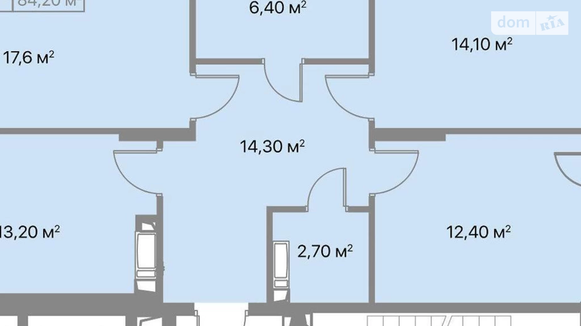 Продается 3-комнатная квартира 82 кв. м в Киеве, ул. Ревуцкого, 40Б - фото 5